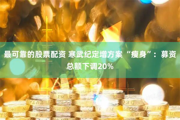 最可靠的股票配资 寒武纪定增方案 “瘦身”：募资总额下调20%